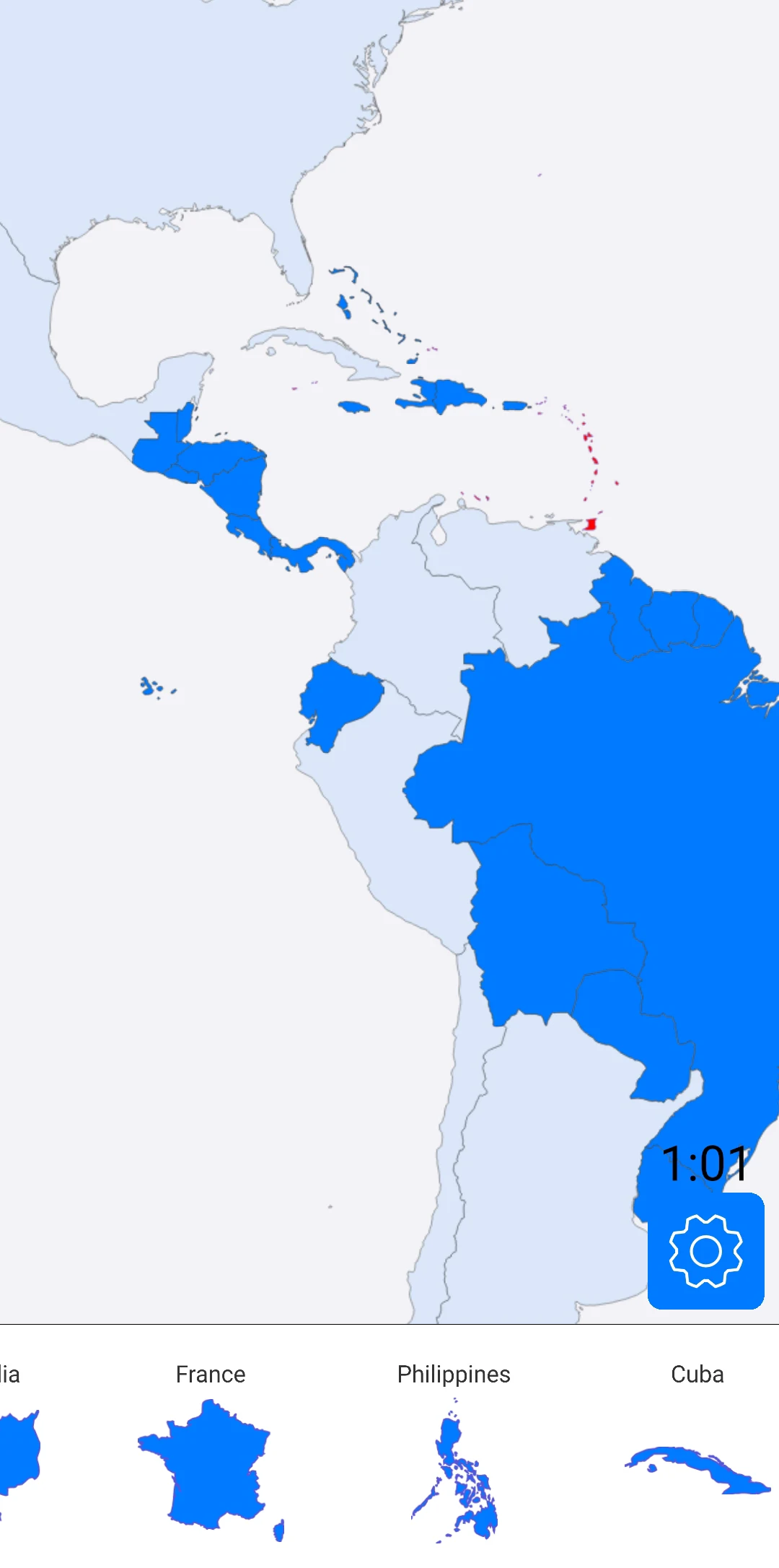World Map Puzzle screenshot